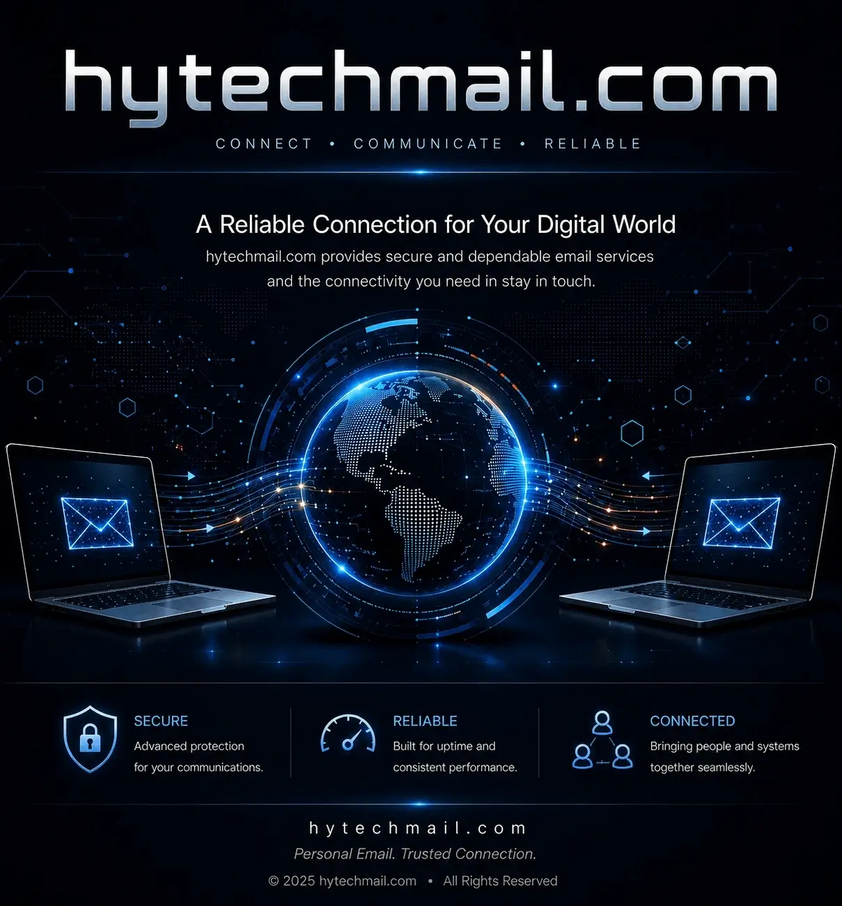 hytechmail.com — Personal Email. Trusted Connection.